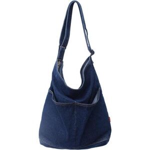 Denim Canvas Bag for Women Dark Blue